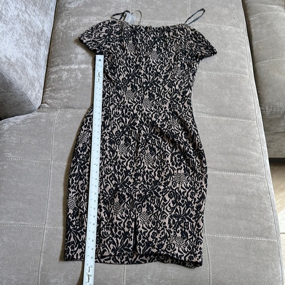 New York & Company Black and Cream Mini Dress - Picture 6 of 10